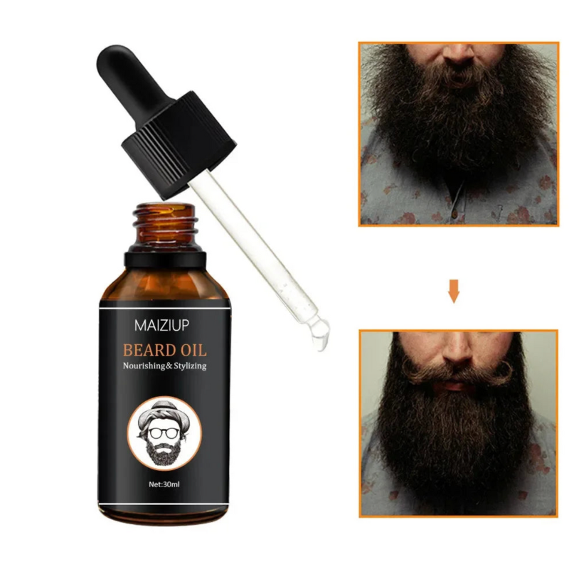 huile de croissance barbe kit