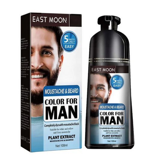 Shampooing Colorant pour Cheveux et Barbe Homme